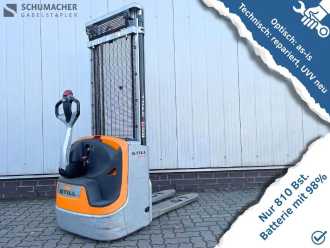 Used Forklift Truck STILL EXV10 | Nur 810 Bst. ELEKTRO HOCHHUBWAGENDEICHSEL (13072029) backdrop